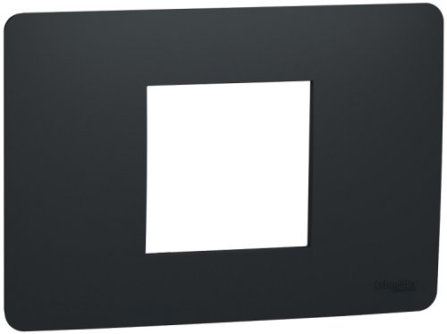 Рамка горизонтальная Schneider Electric Unica Modular 1-м. 2 мод. антрацит фото Рамка горизонтальная Schneider Electric Unica Modular 1-м. 2 мод. антрацит картинка